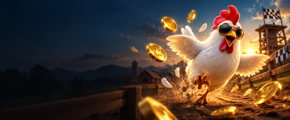 Chicken Road arcade crash game banner