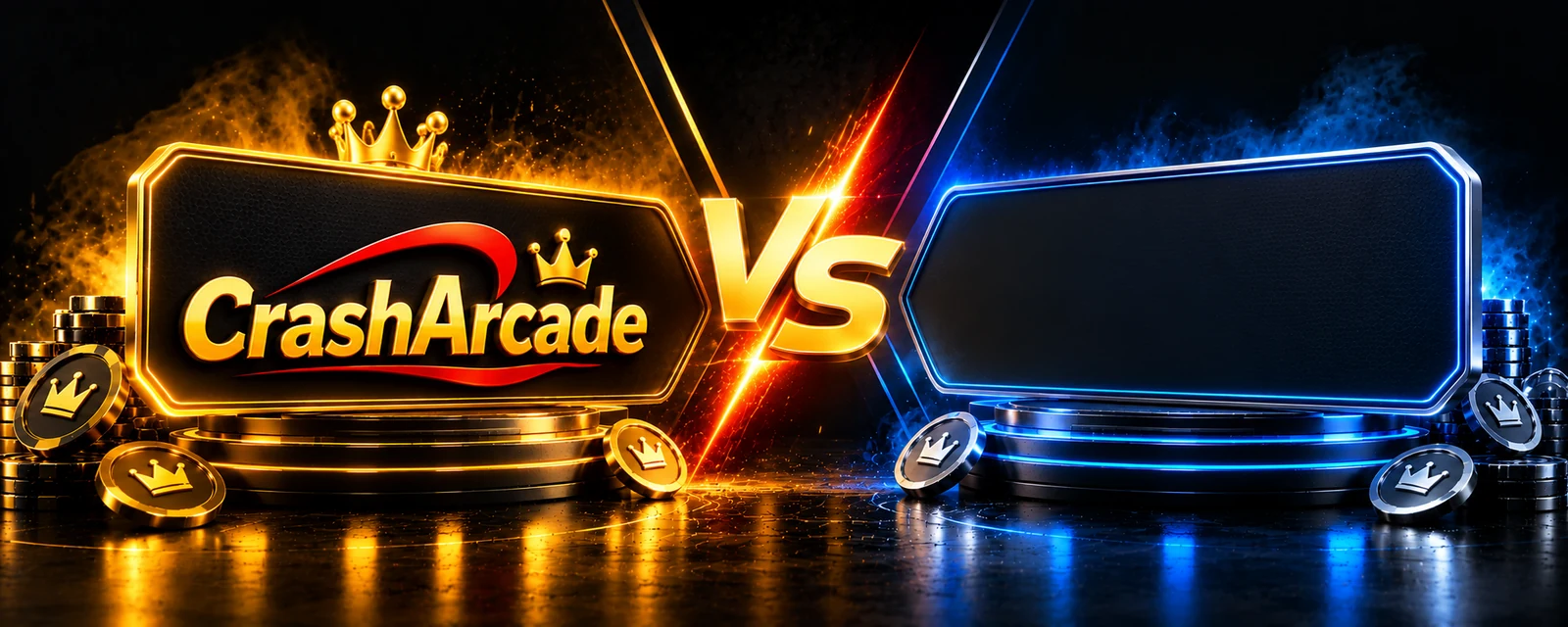 Crash Arcade versus Stake comparison banner
