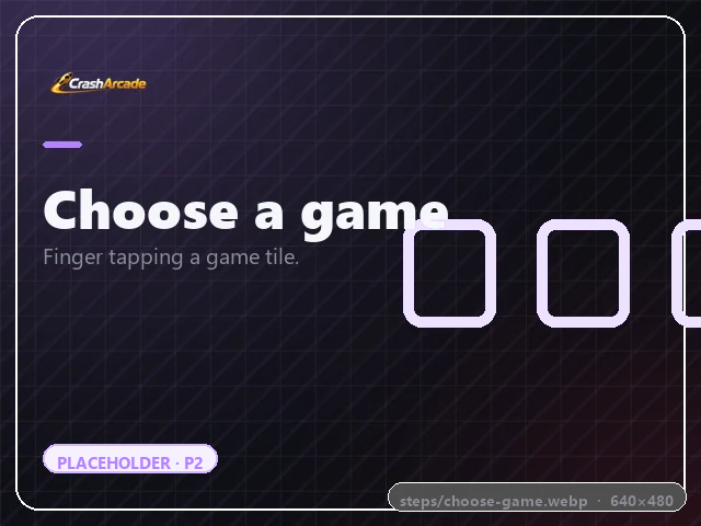 Choosing a game from the lobby