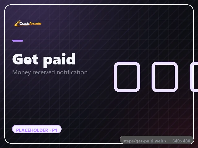Payout arriving in a UPI app
