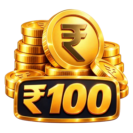 ₹100 minimum deposit tile