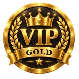 Gold VIP tier badge